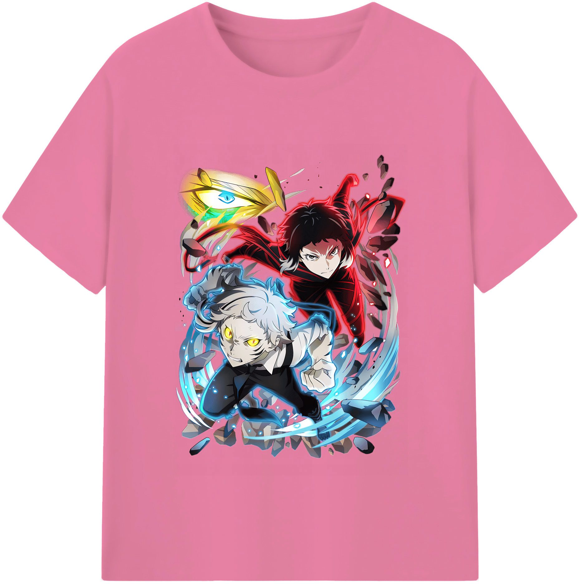 （画像用） 文豪ストレイドッグス Bungo Stray Dogs 綿100％半袖Tシャツ（フロントプリント）